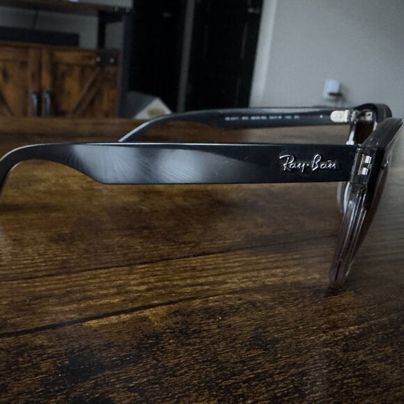 Ray-Ban RB4471 Iris Sunglasses – Black on Transparent - Picture 5 of 15